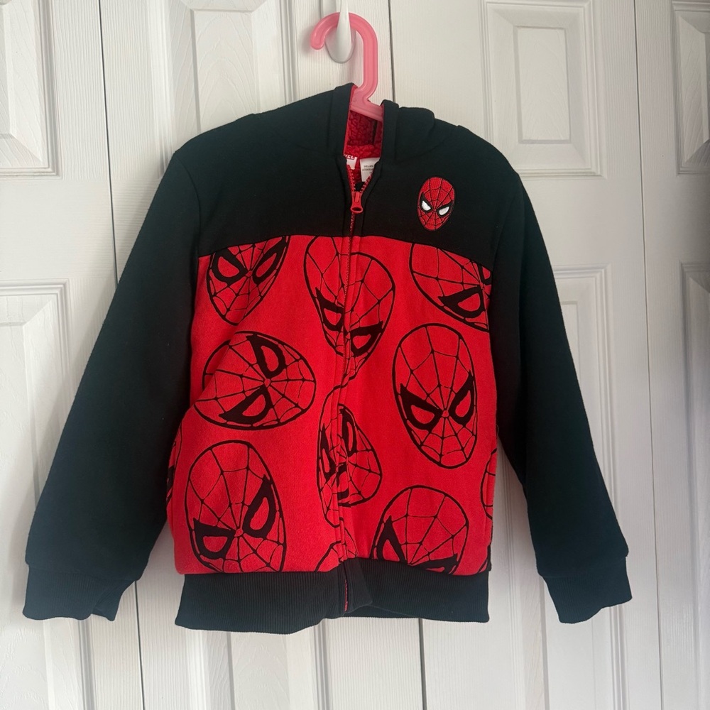 Marvel Red and Black Spider-Man  Hoodie